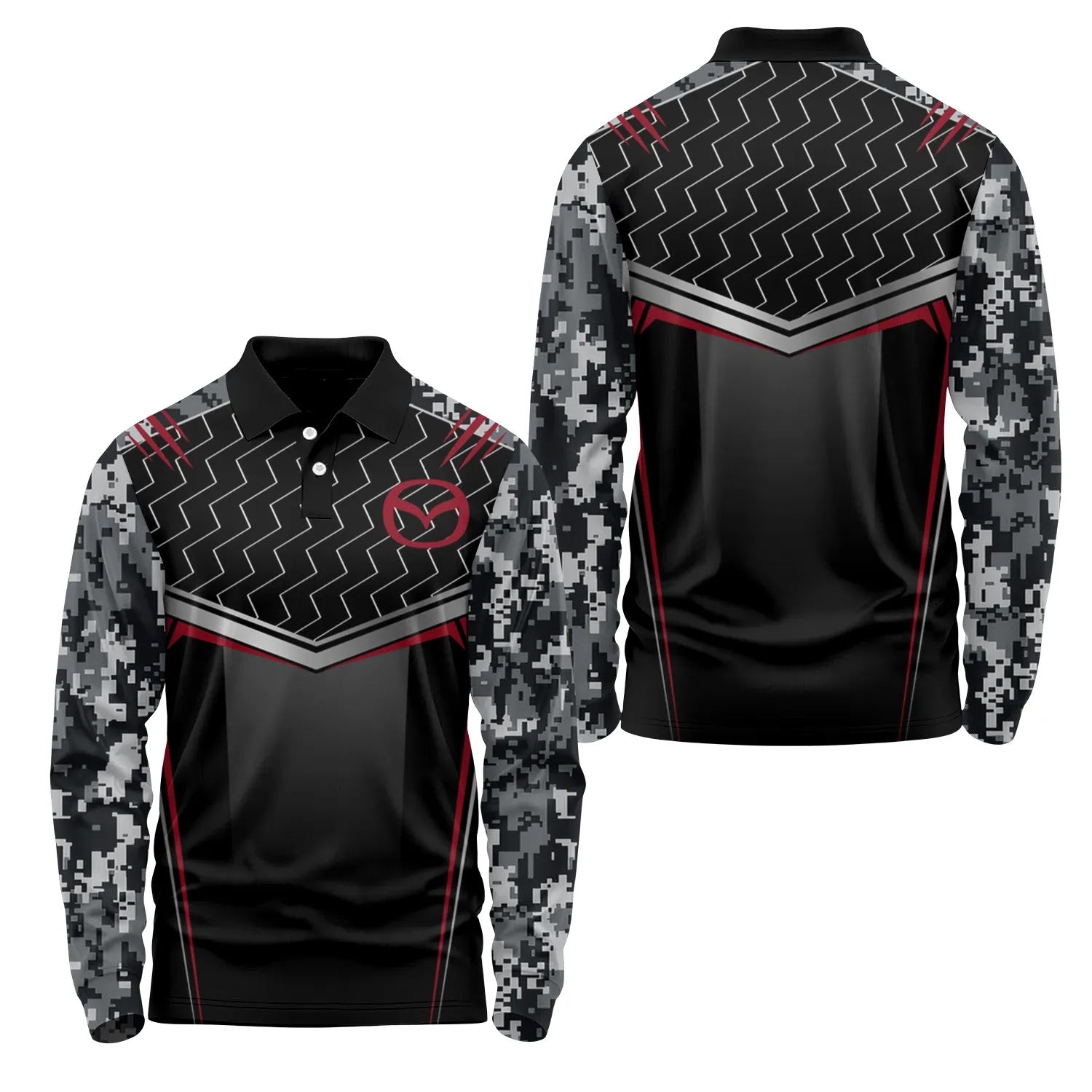 Mazda Long Sleeve Polo SC115
