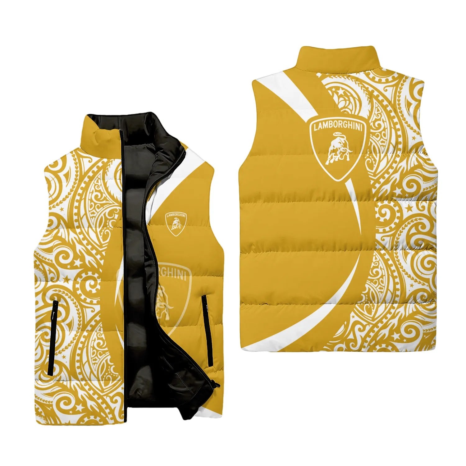 Lamborghini Sleeveless Puffer Jacket SHW072
