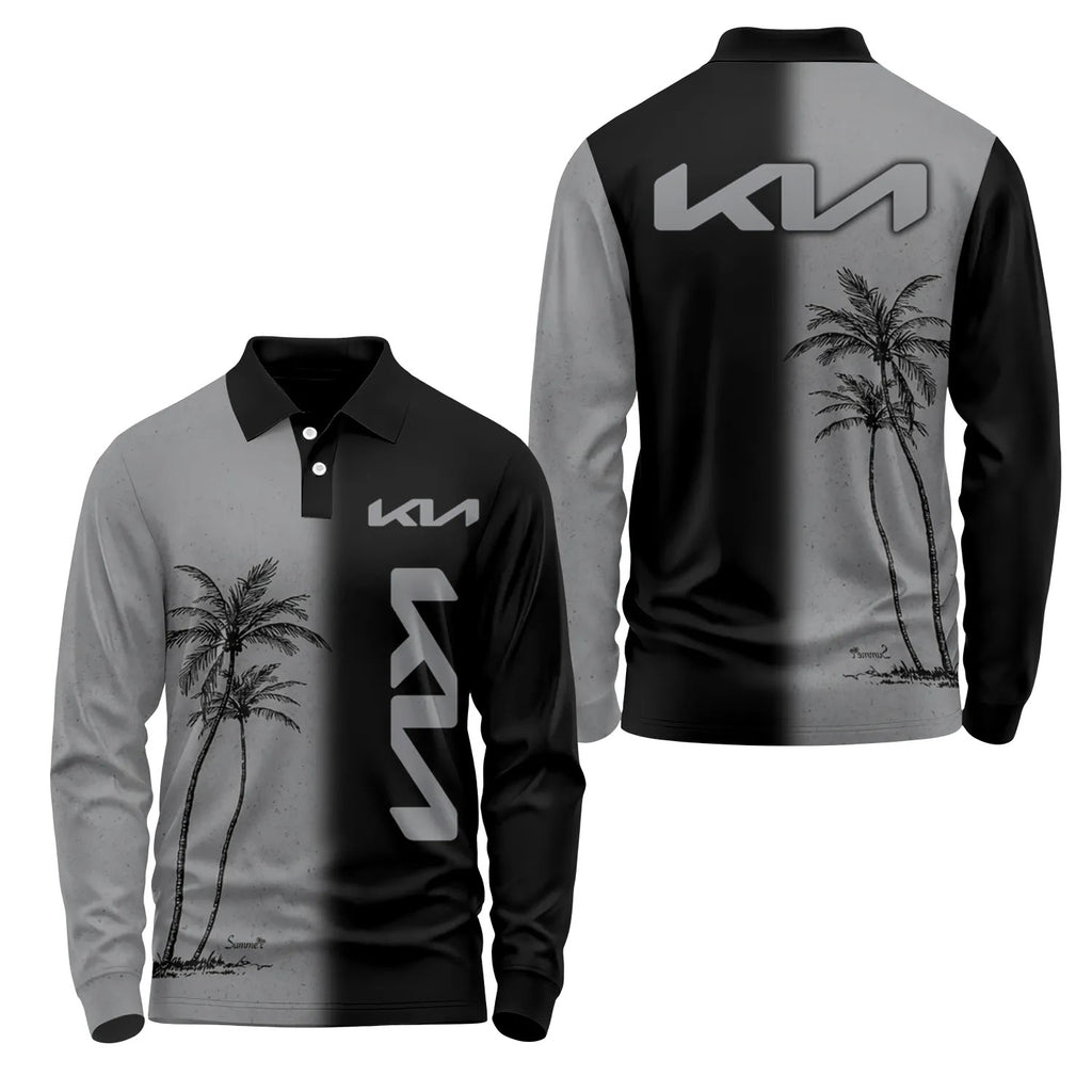 Kia Long Sleeve Polo SHW037