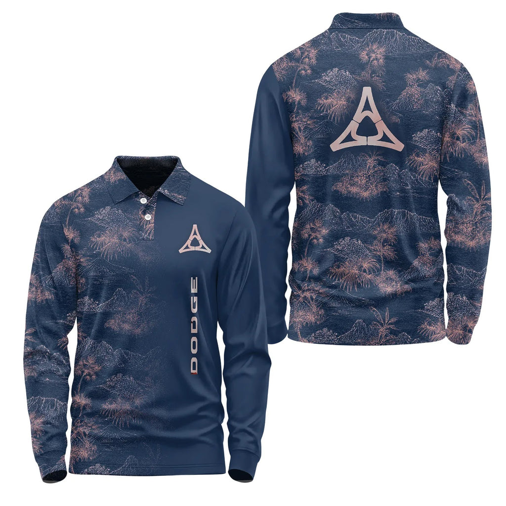 Dodge Long Sleeve Polo SHW007
