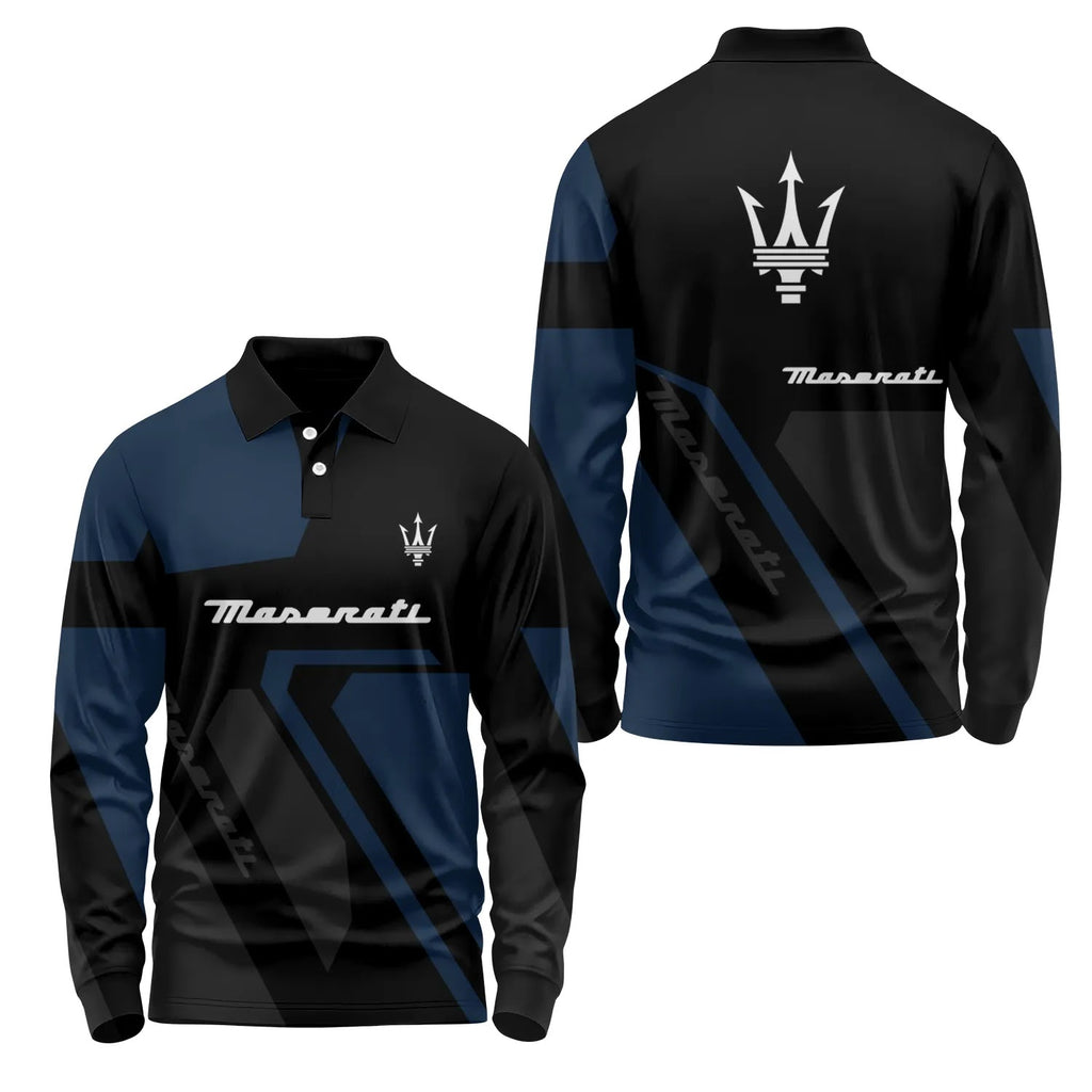 Maserati Long Sleeve Polo SC117