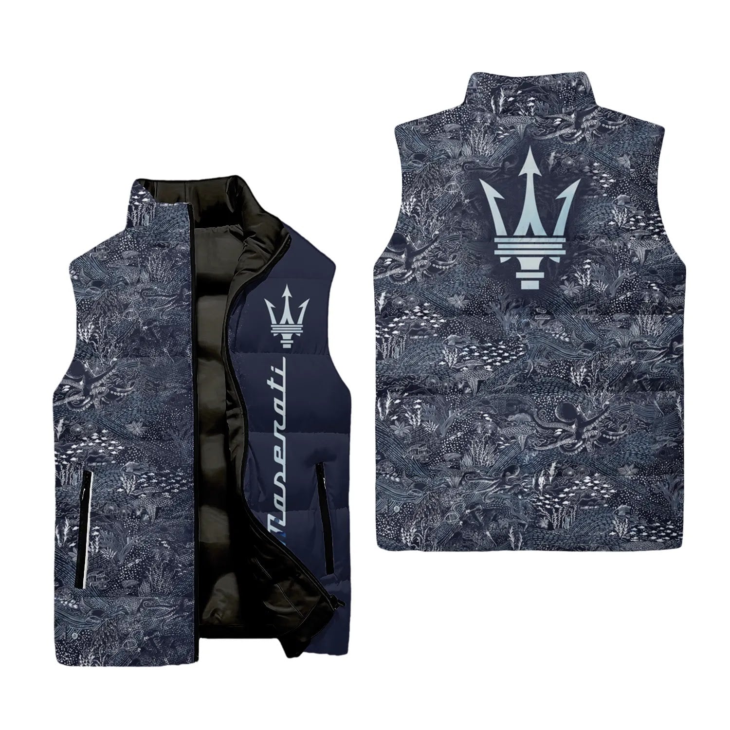 Maserati Sleeveless Puffer Jacket SHW006