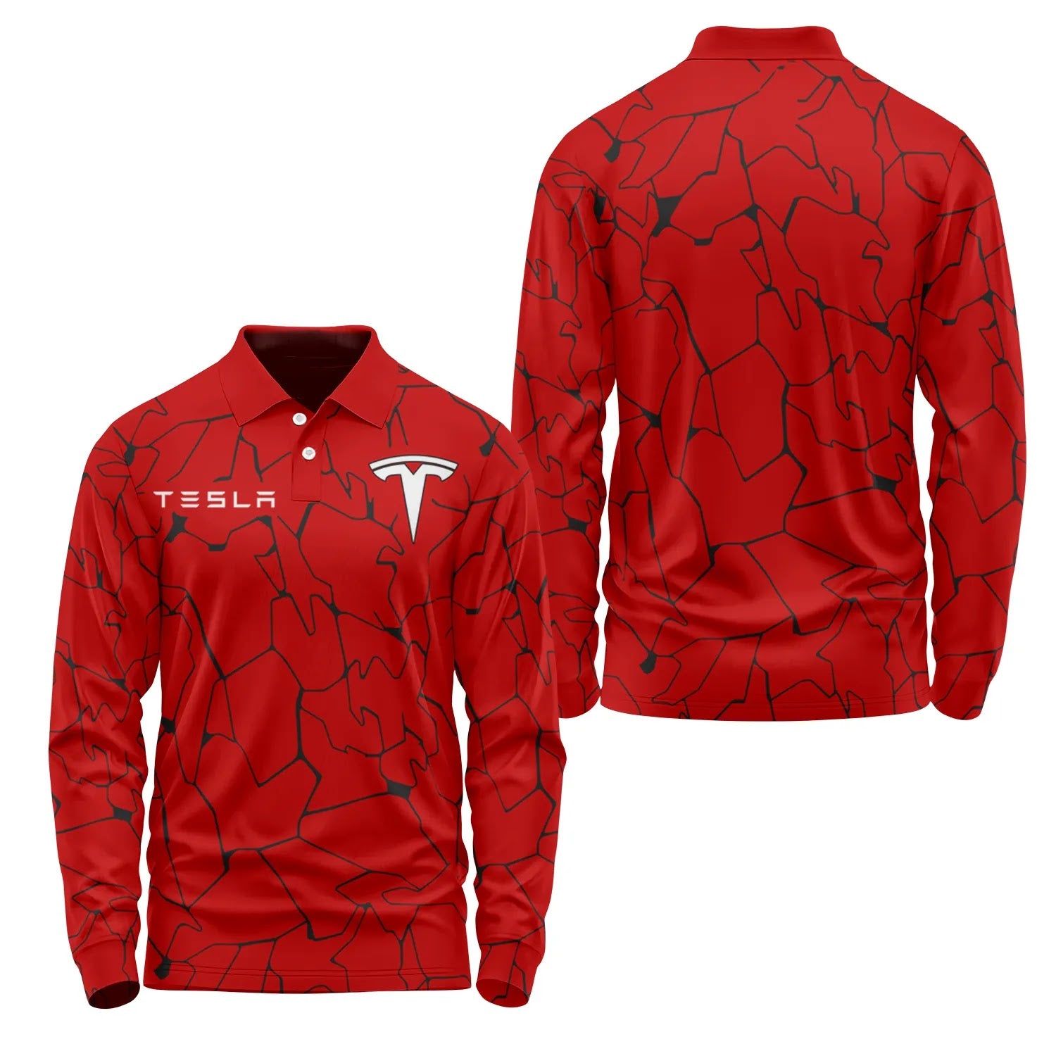 Tesla Long Sleeve Polo SC103