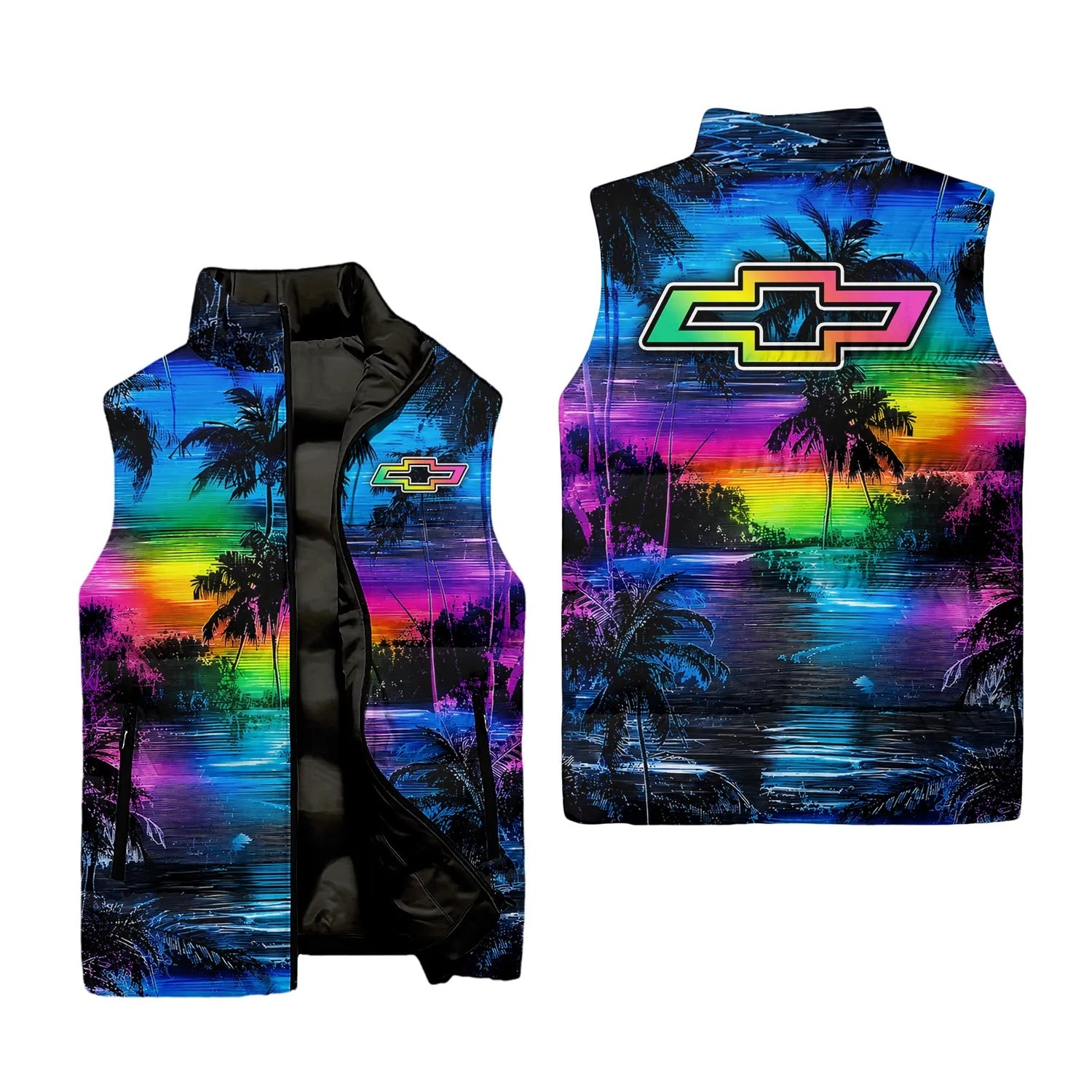 Chevrolet Sleeveless Puffer Jacket SHW055