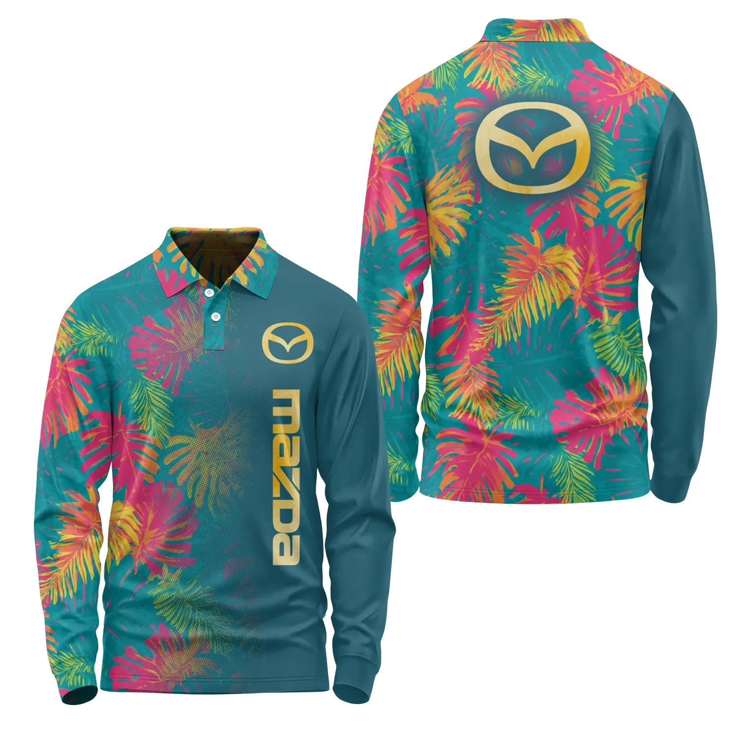 Mazda Long Sleeve Polo SHW059