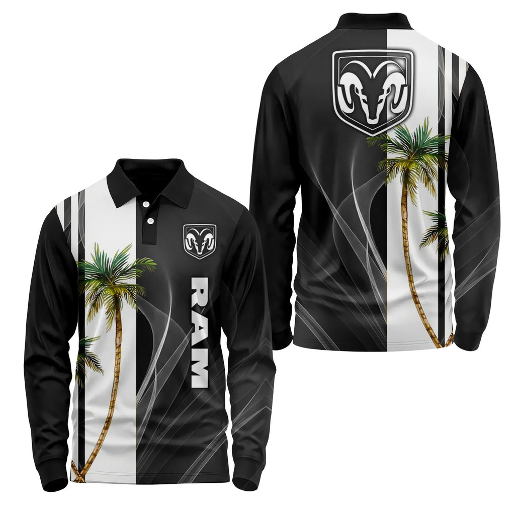 Ram Long Sleeve Polo SHW036