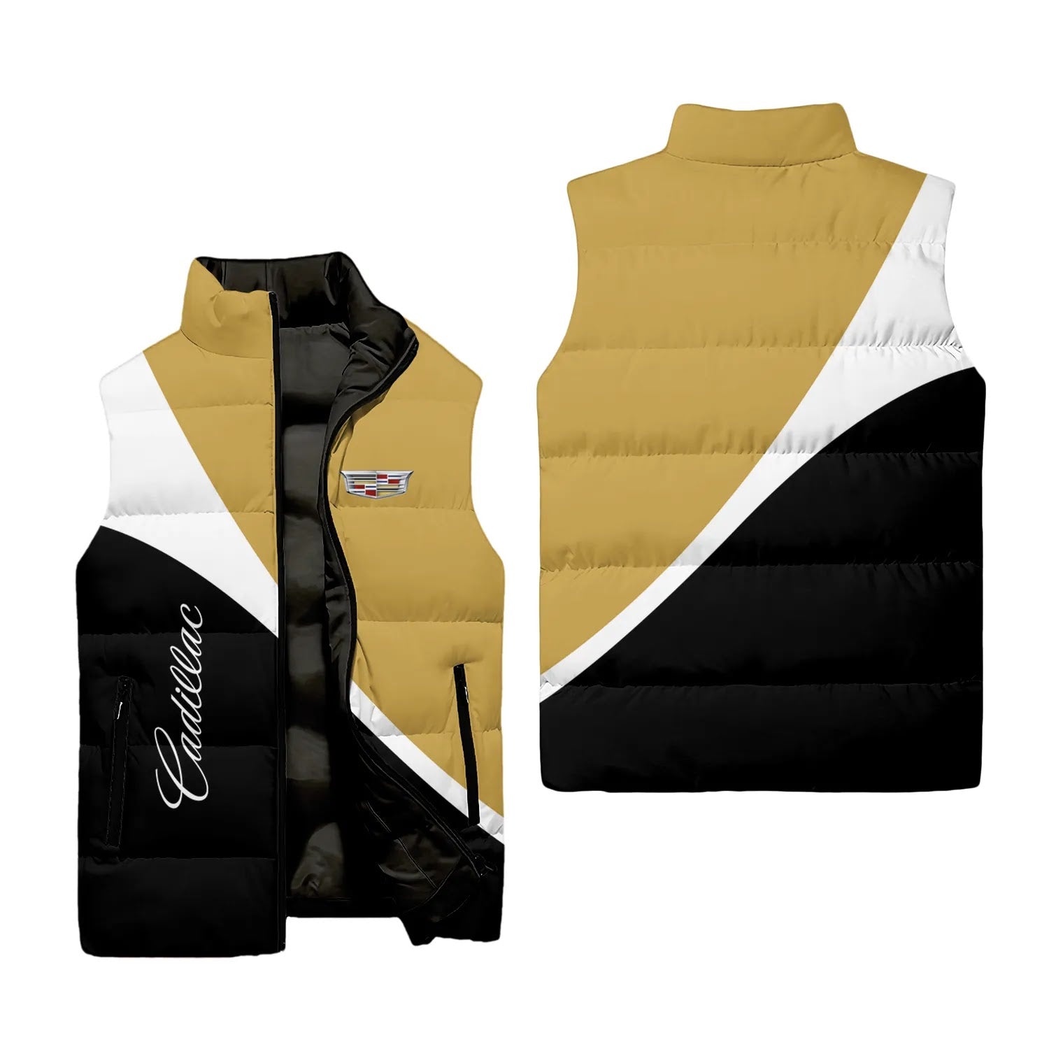 Cadillac Sleeveless Puffer Jacket SC090