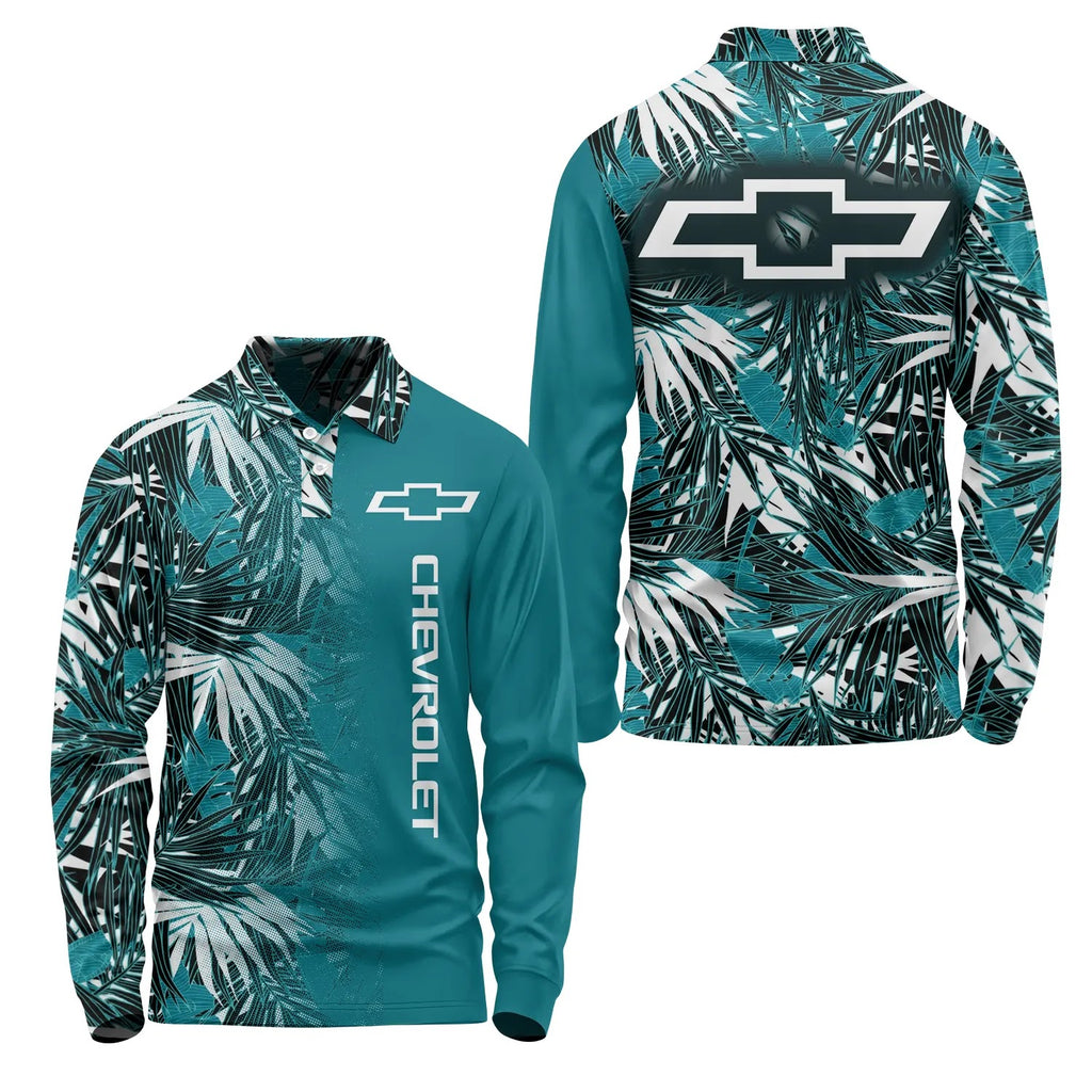 Chevrolet Long Sleeve Polo SHW060