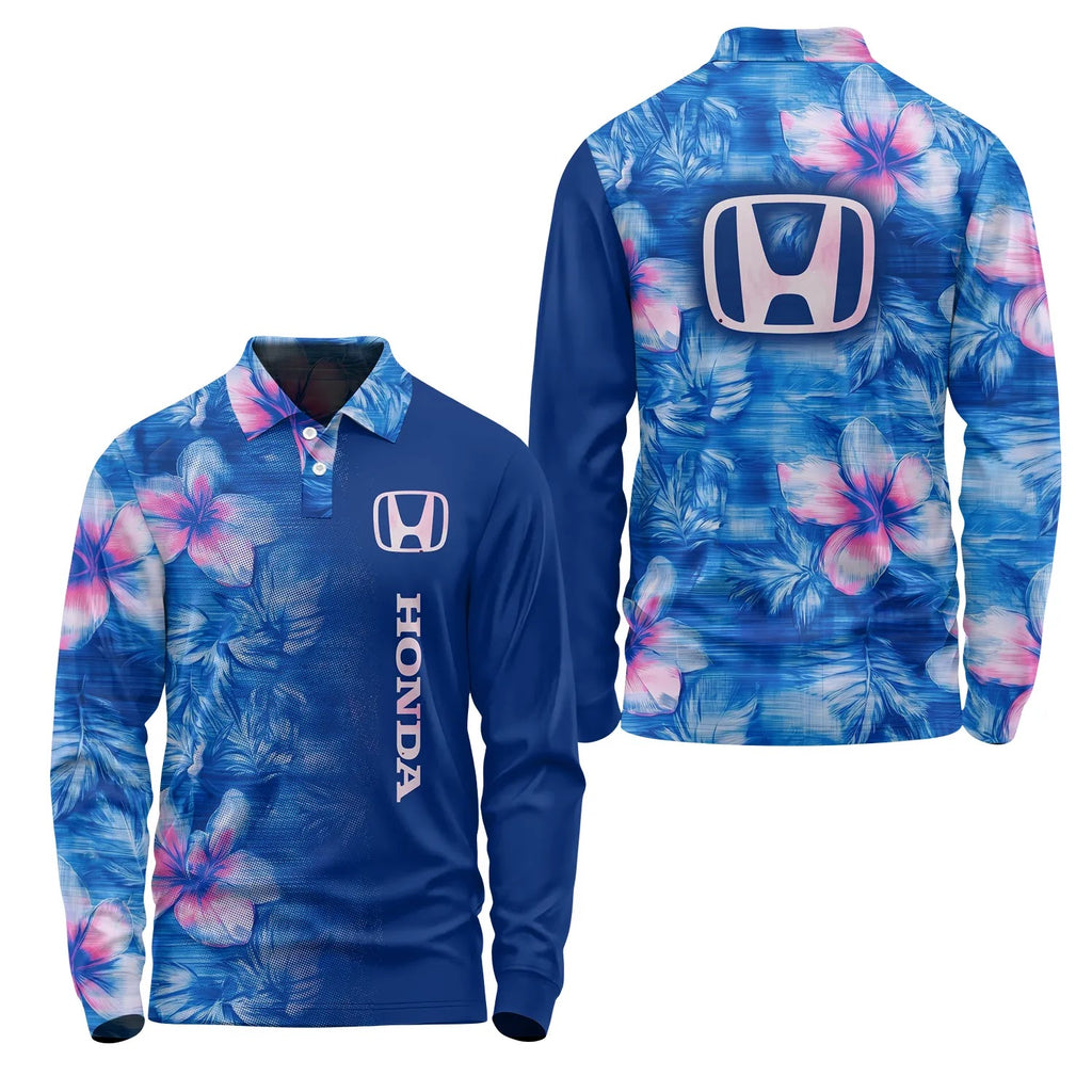 Honda Long Sleeve Polo SHW057