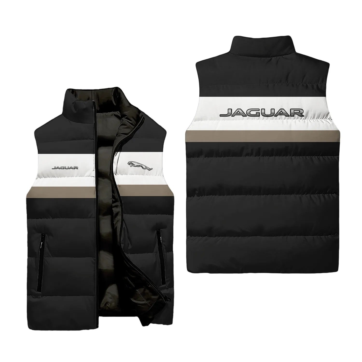 Jaguar Sleeveless Puffer Jacket SC046