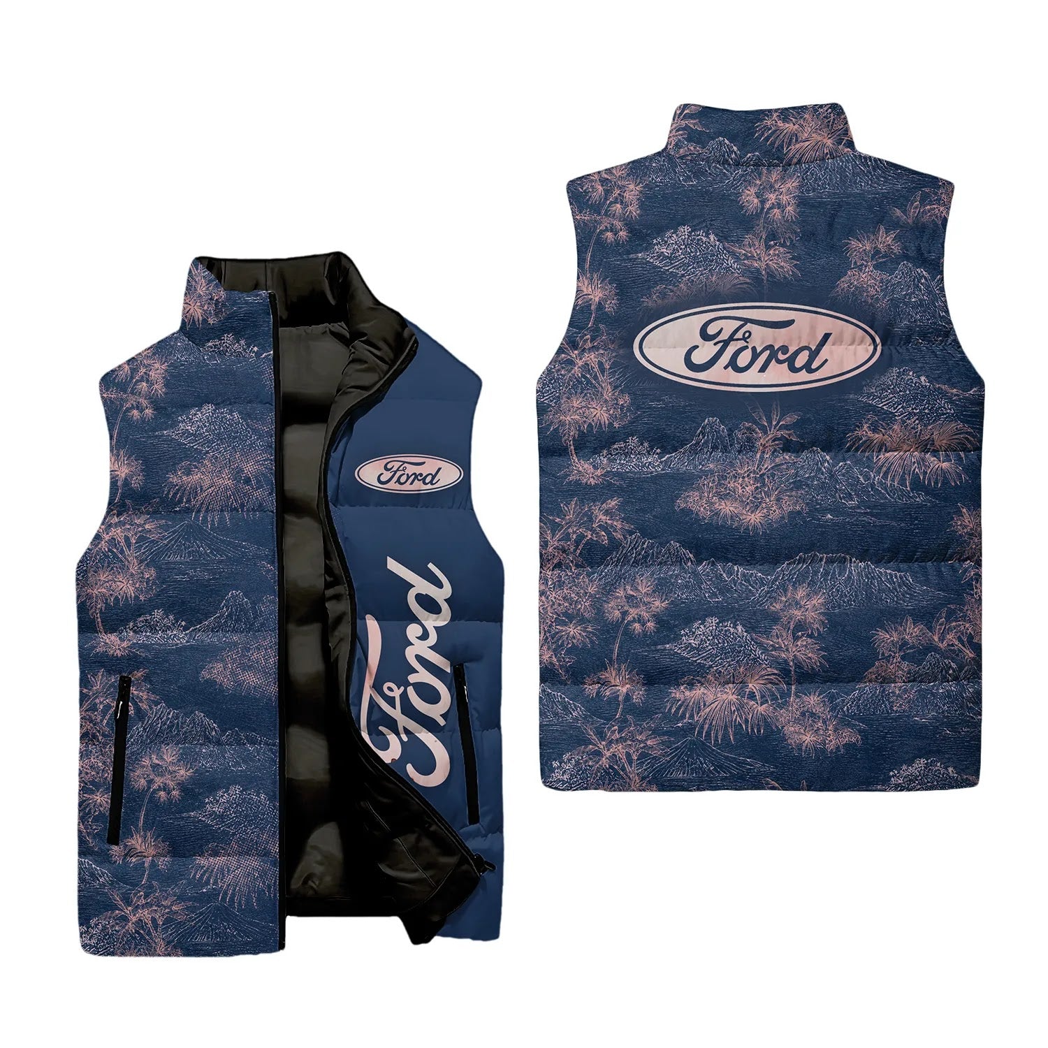 Ford Sleeveless Puffer Jacket SHW007