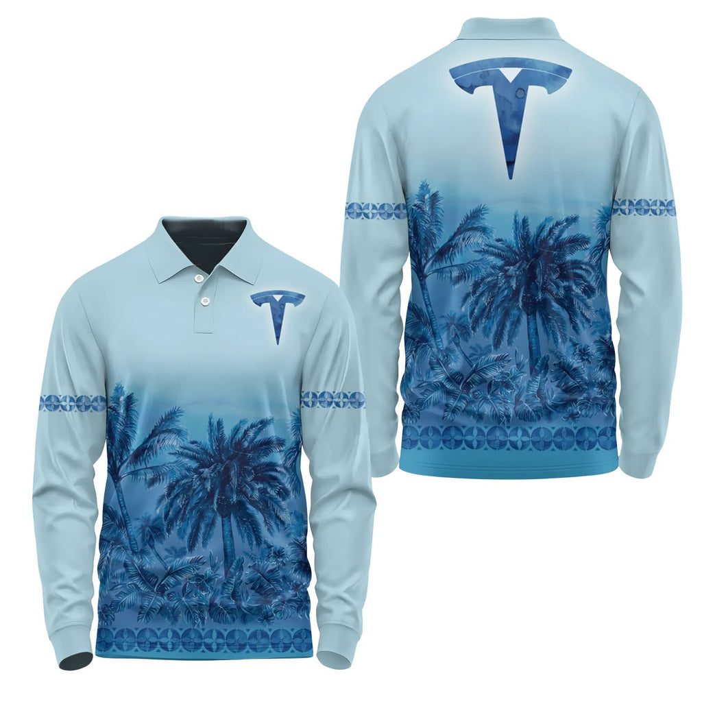 Tesla Long Sleeve Polo SHW001