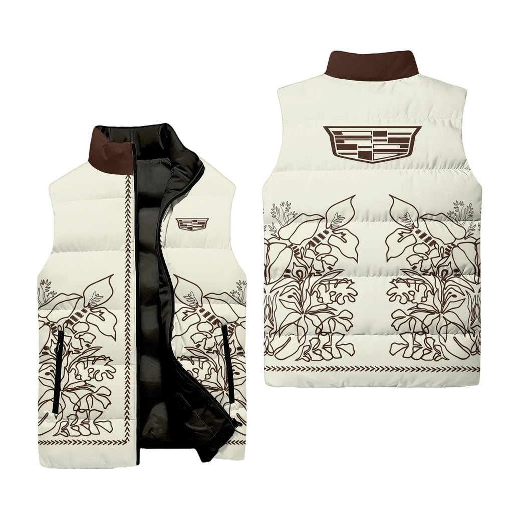 Cadillac Sleeveless Puffer Jacket SHW064