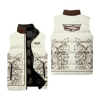 Cadillac Sleeveless Puffer Jacket SHW064