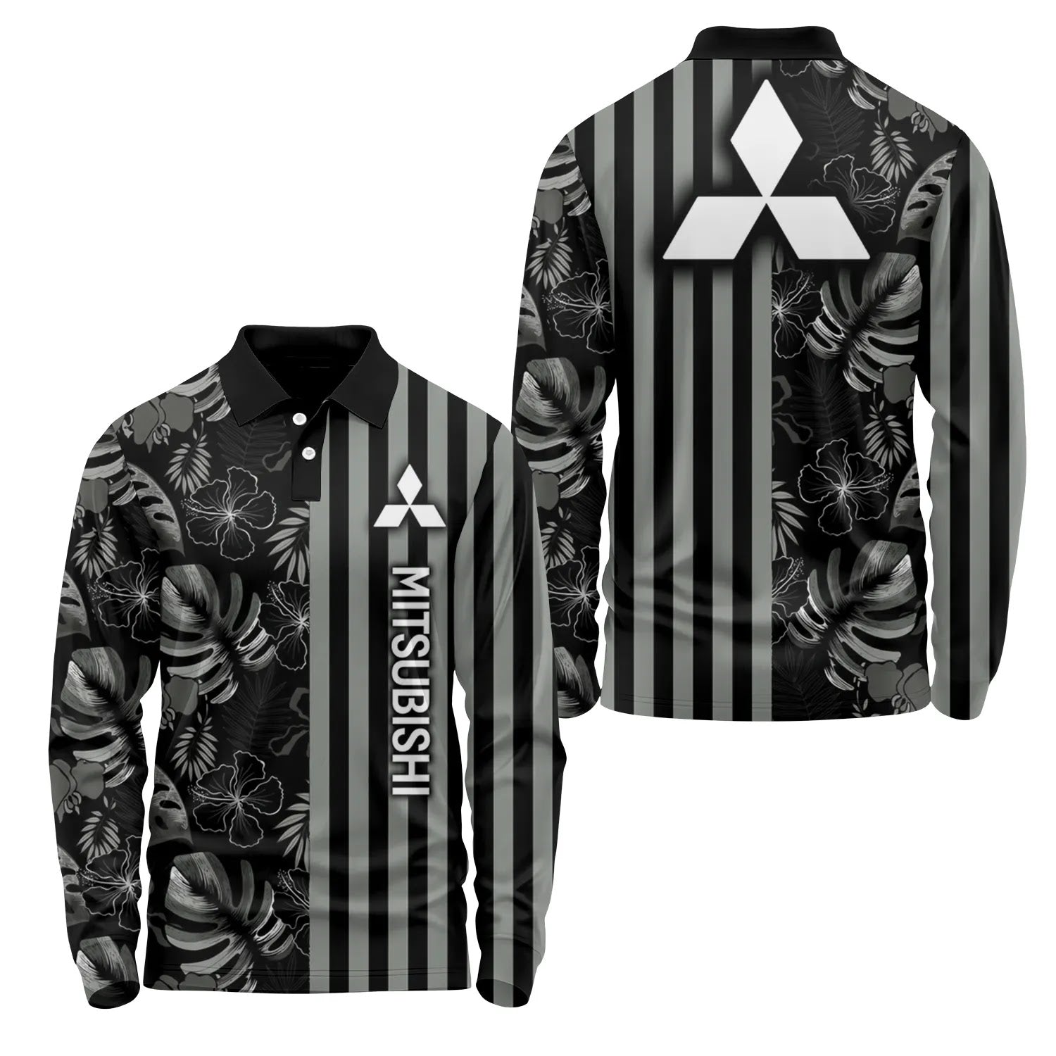 Mitsubishi Long Sleeve Polo SHW040