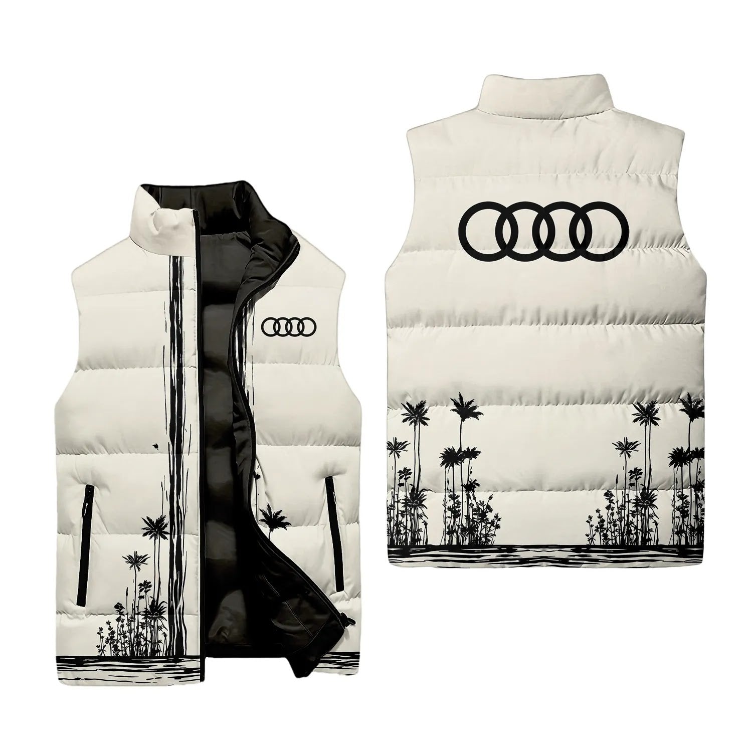 Audi Sleeveless Puffer Jacket SHW043