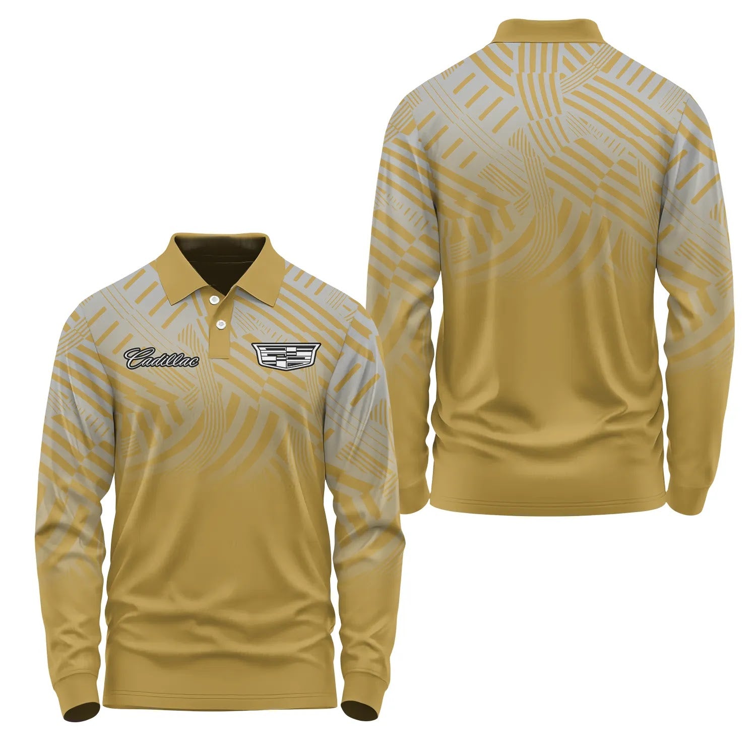 Cadillac Long Sleeve Polo SC121