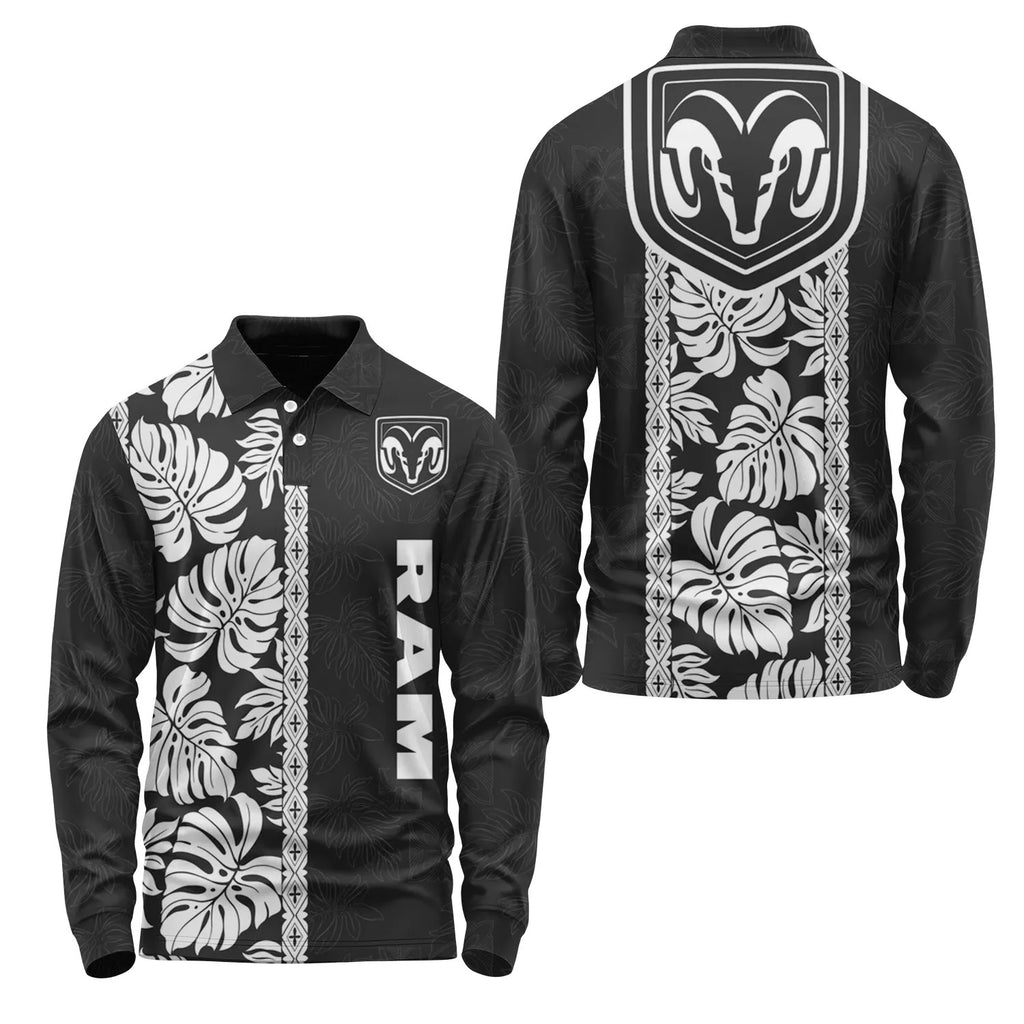 Ram Long Sleeve Polo SHW046