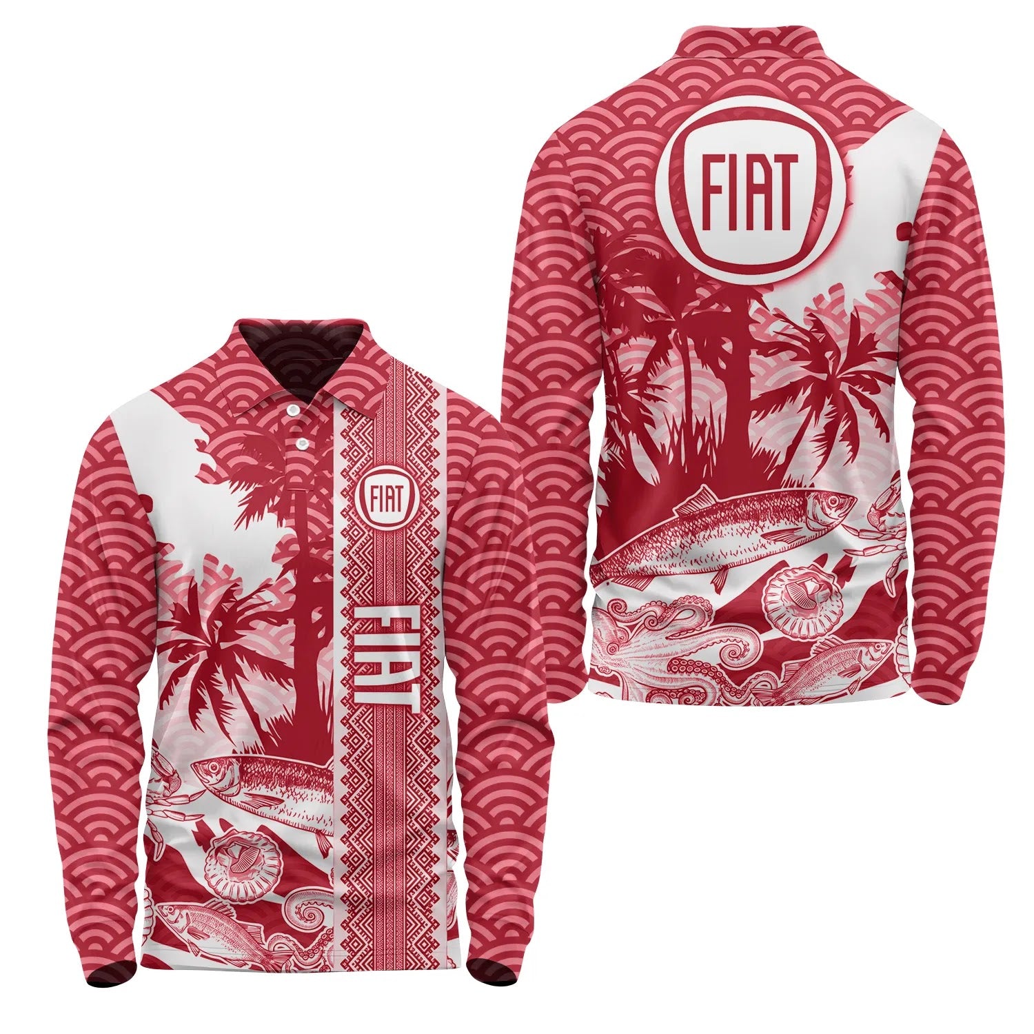 Fiat Long Sleeve Polo SHW038