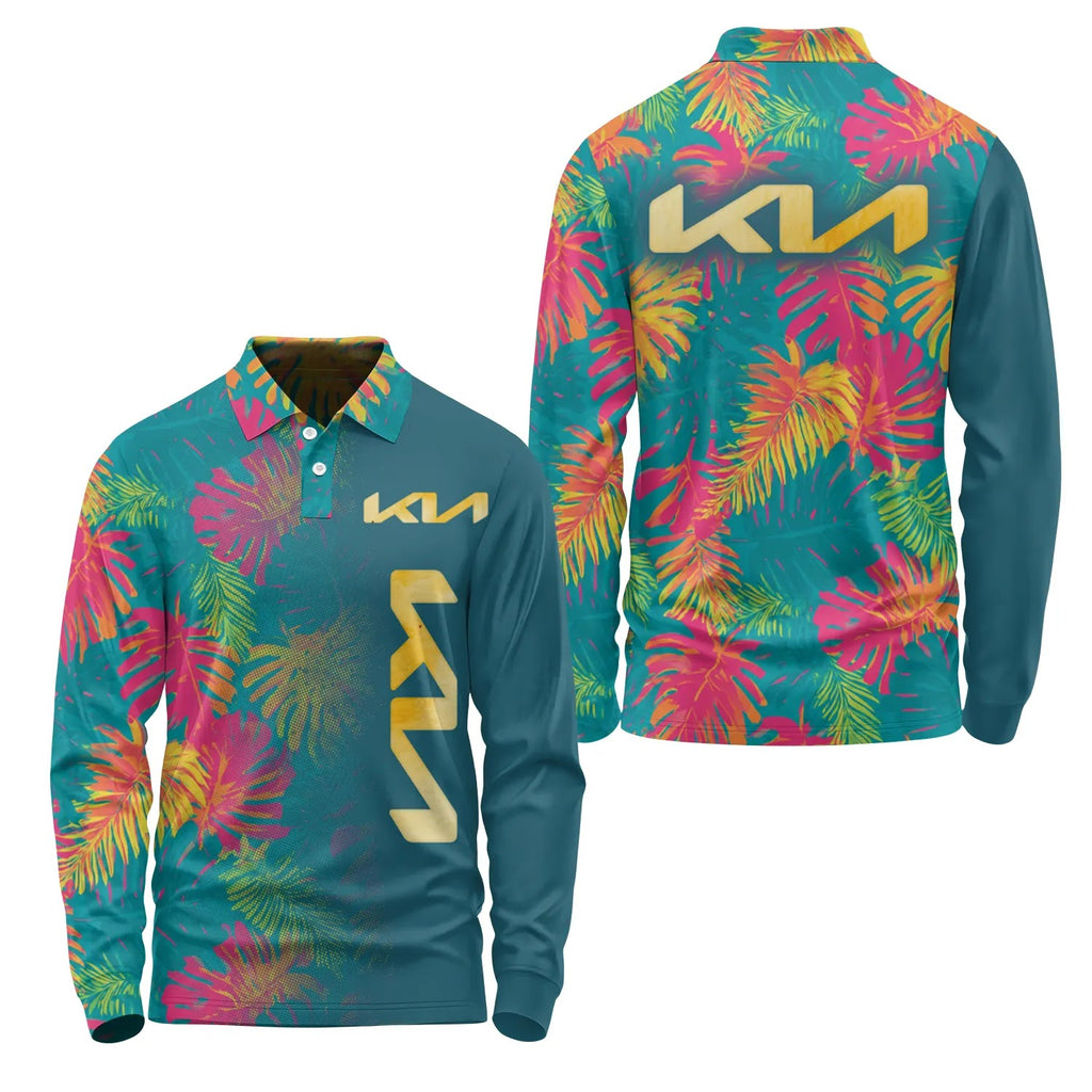 Kia Long Sleeve Polo SHW059