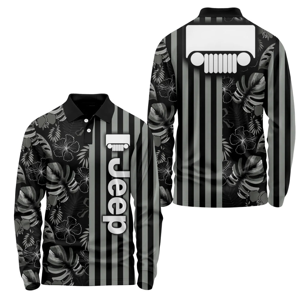 Jeep Long Sleeve Polo SHW040