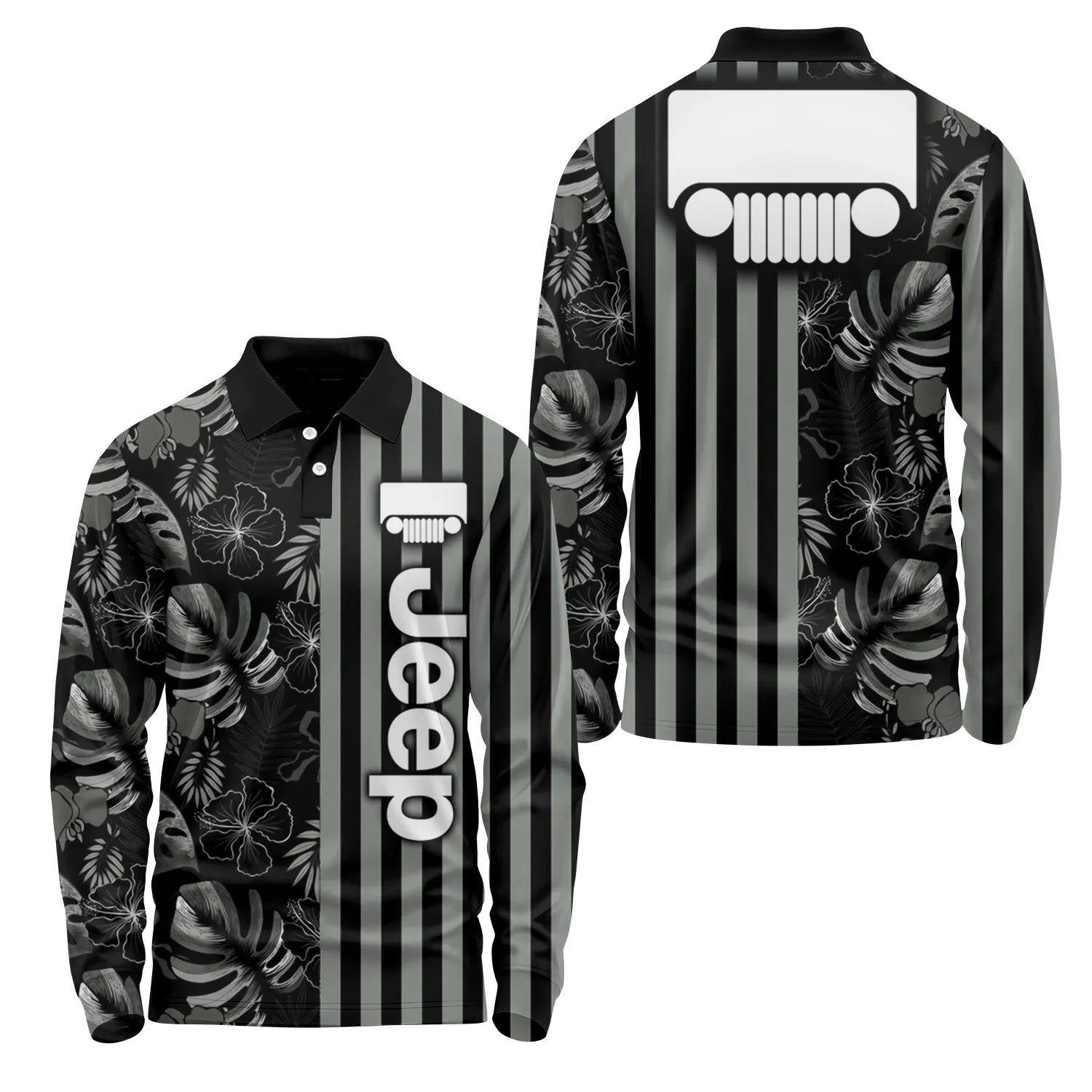 Jeep Long Sleeve Polo SHW040