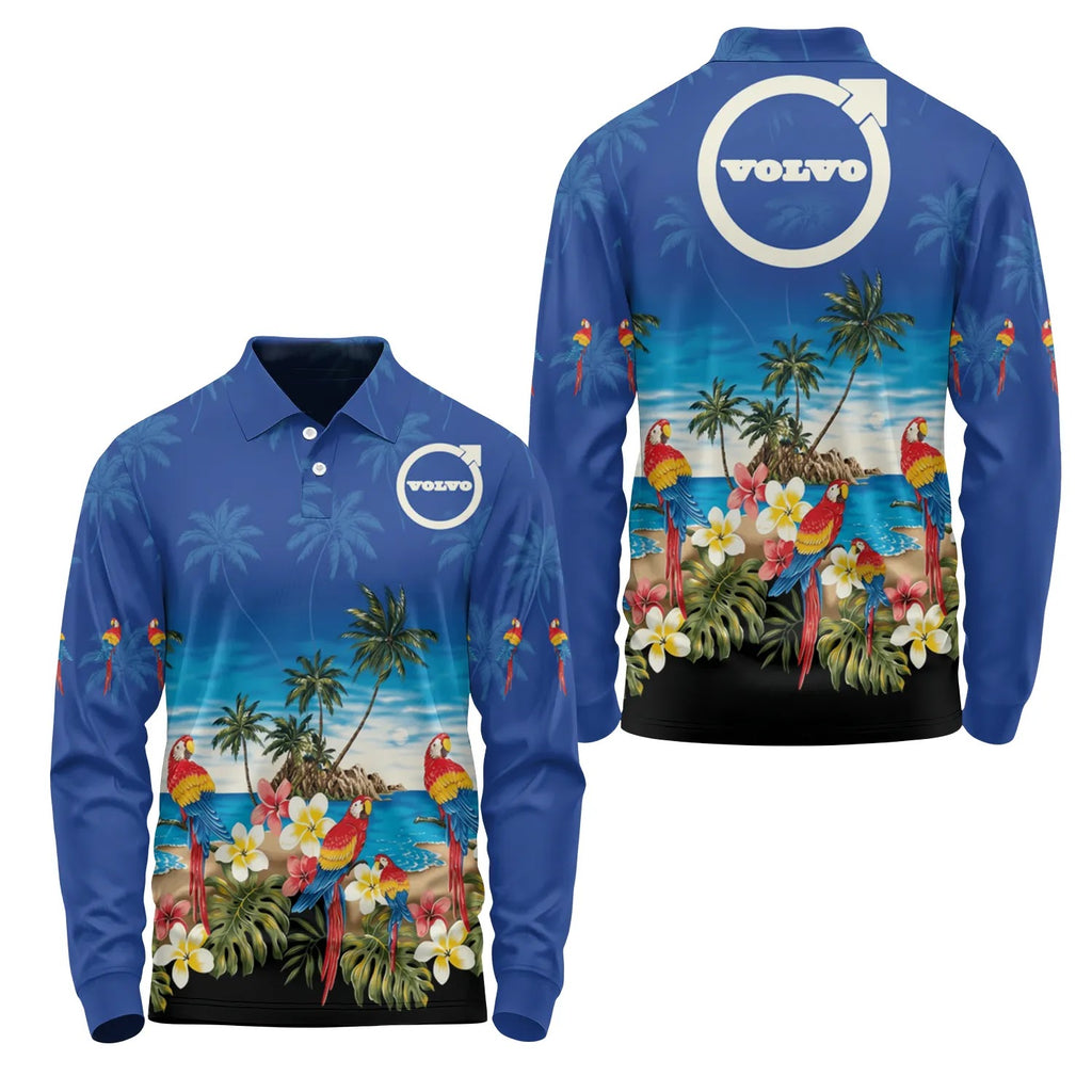 Volvo Long Sleeve Polo SHW005