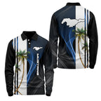 Ford Mustang Long Sleeve Polo SHW036