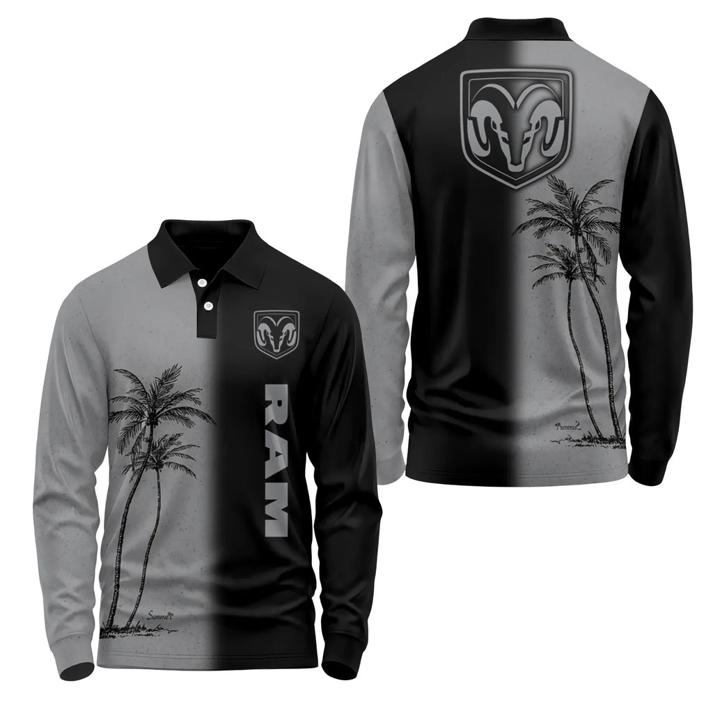 Ram Long Sleeve Polo SHW037
