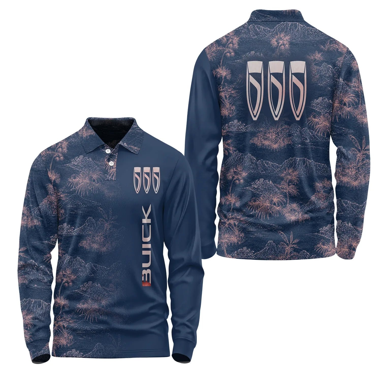 Buick Long Sleeve Polo SHW007