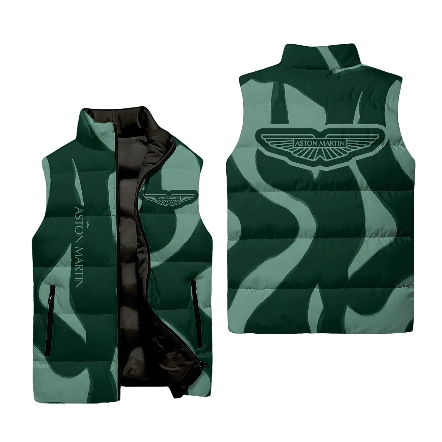 Aston Martin Sleeveless Puffer Jacket SHW068