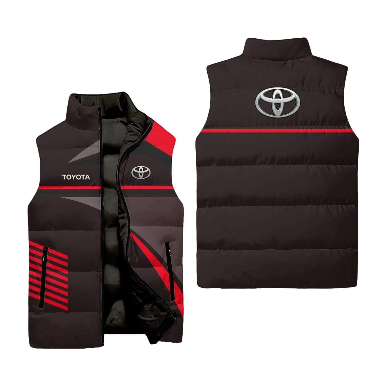 Toyota Sleeveless Puffer Jacket SC067