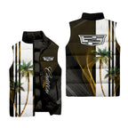 Cadillac Sleeveless Puffer Jacket SHW036
