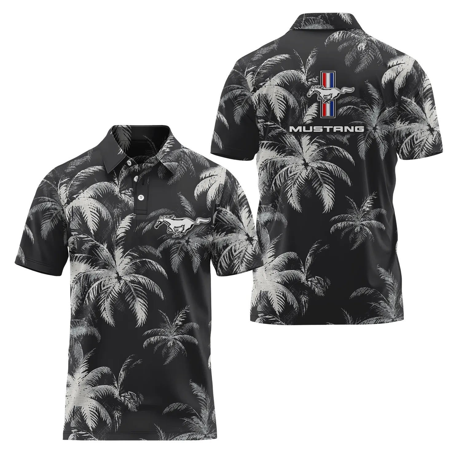 Ford Mustang Short Sleeve Polo SC112