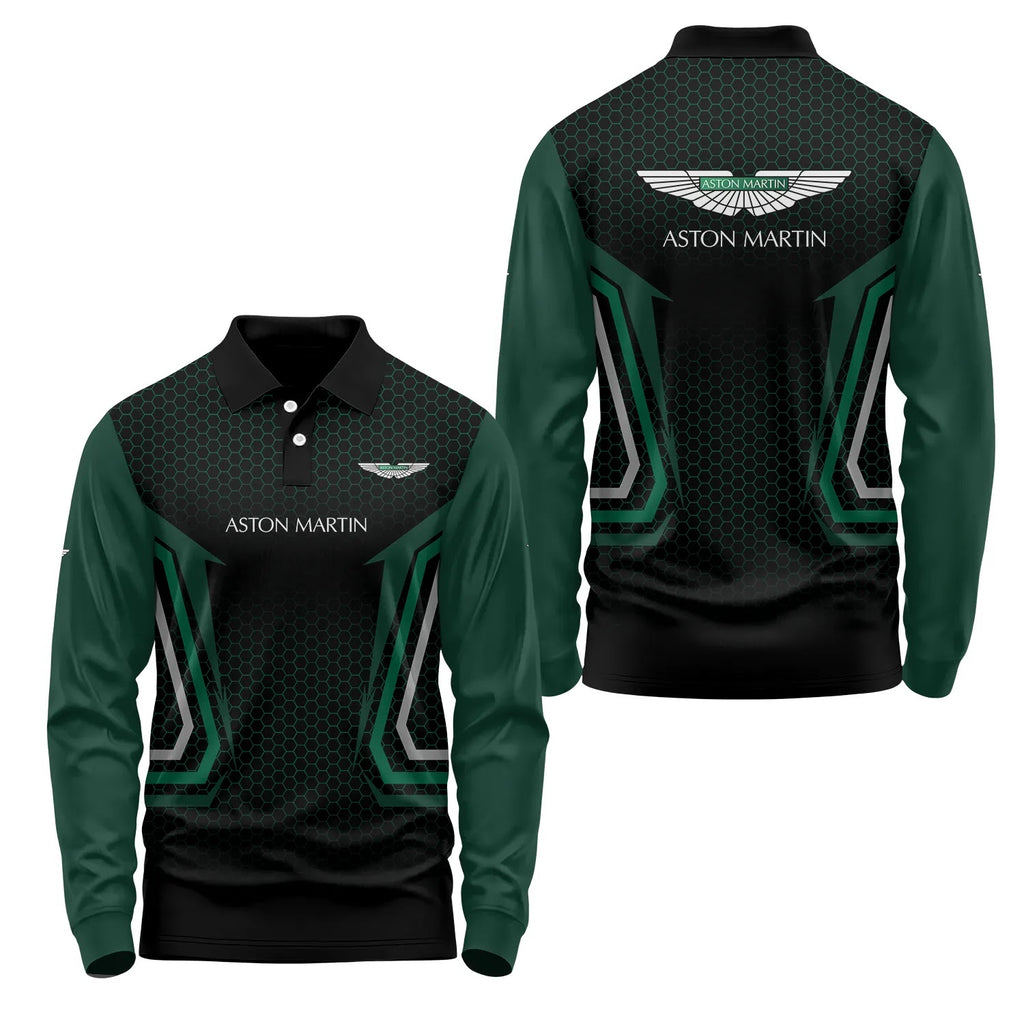 Aston Martin Long Sleeve Polo SC075