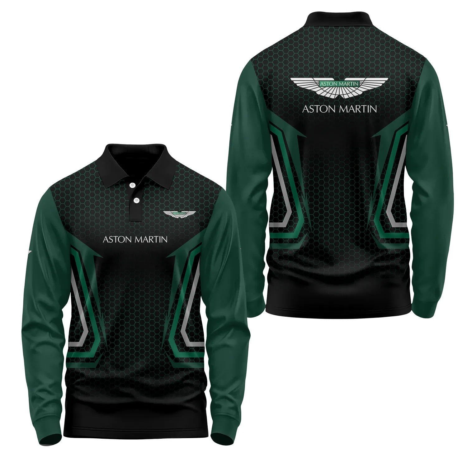 Aston Martin Long Sleeve Polo SC075