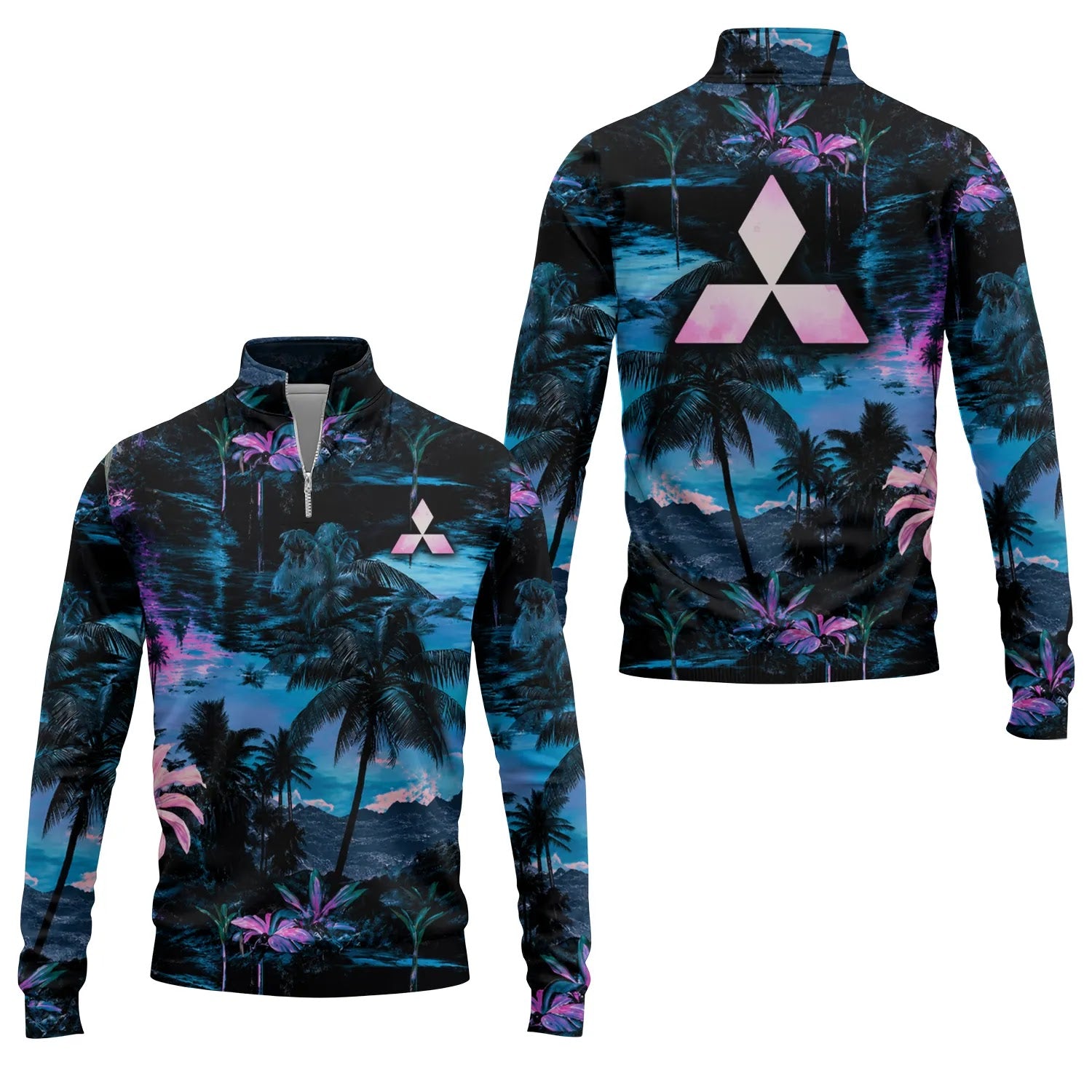 Mitsubishi Quarter-zip Pullover SHW002