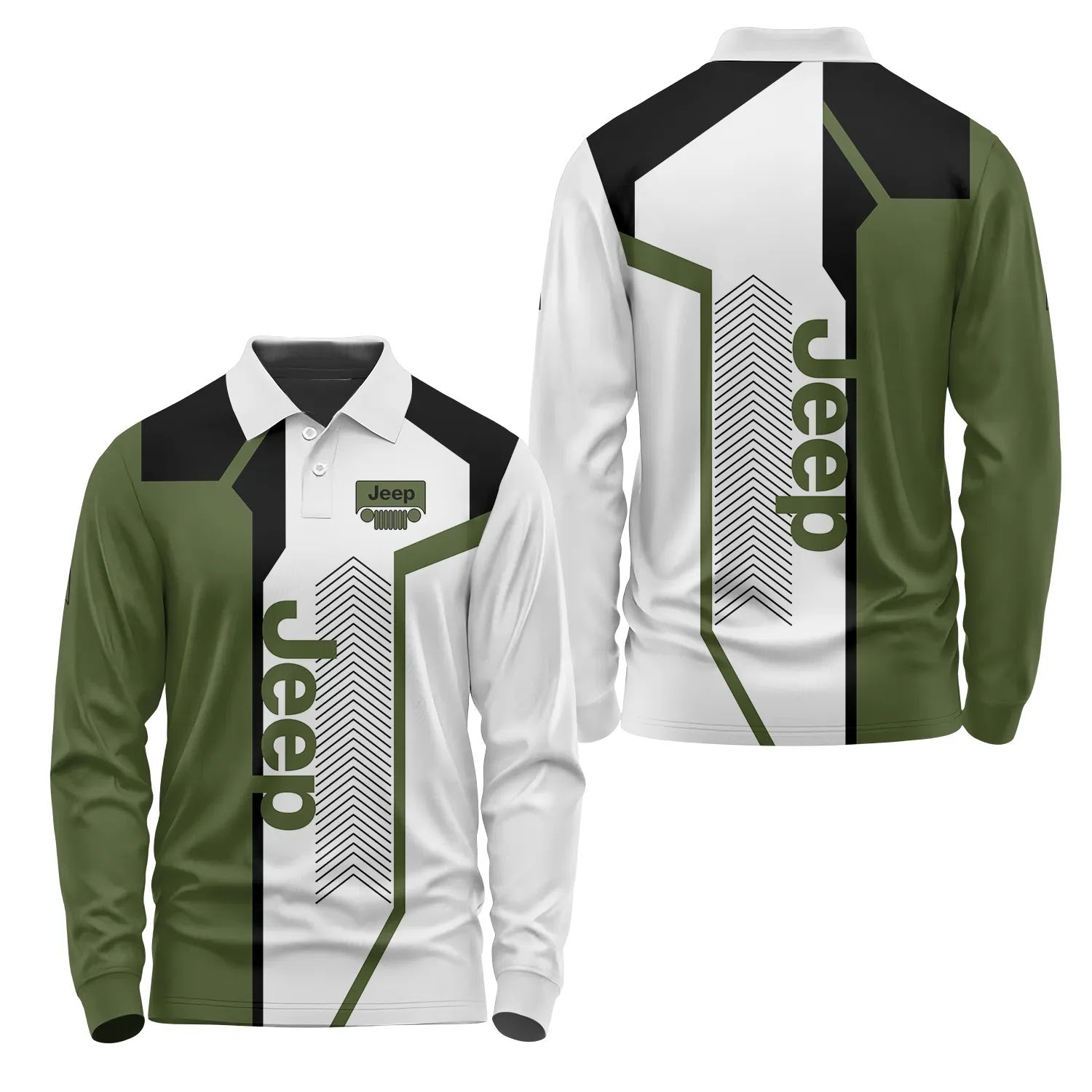 Jeep Long Sleeve Polo SC065