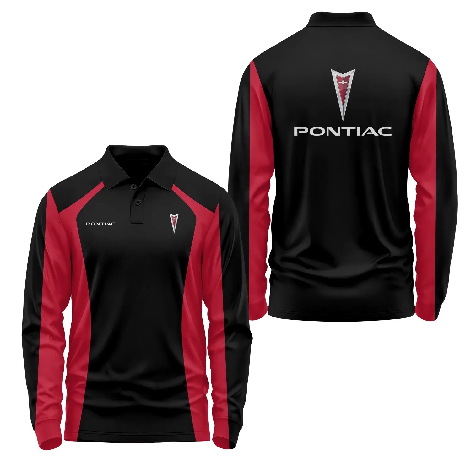 Pontiac Long Sleeve Polo SC048