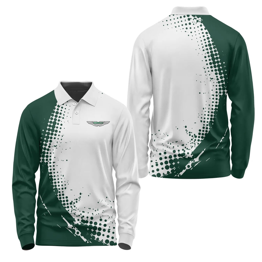 Aston Martin Long Sleeve Polo SC095