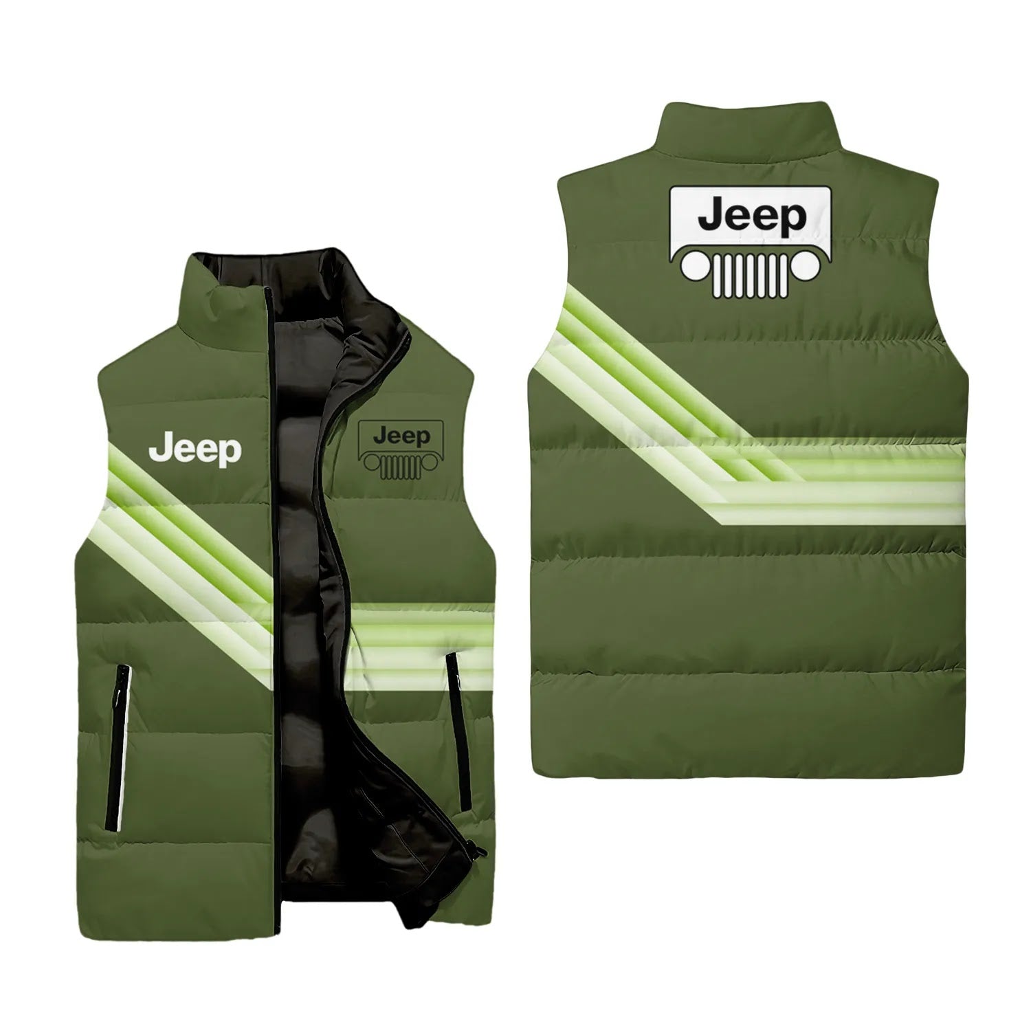 Jeep Sleeveless Puffer Jacket SC106