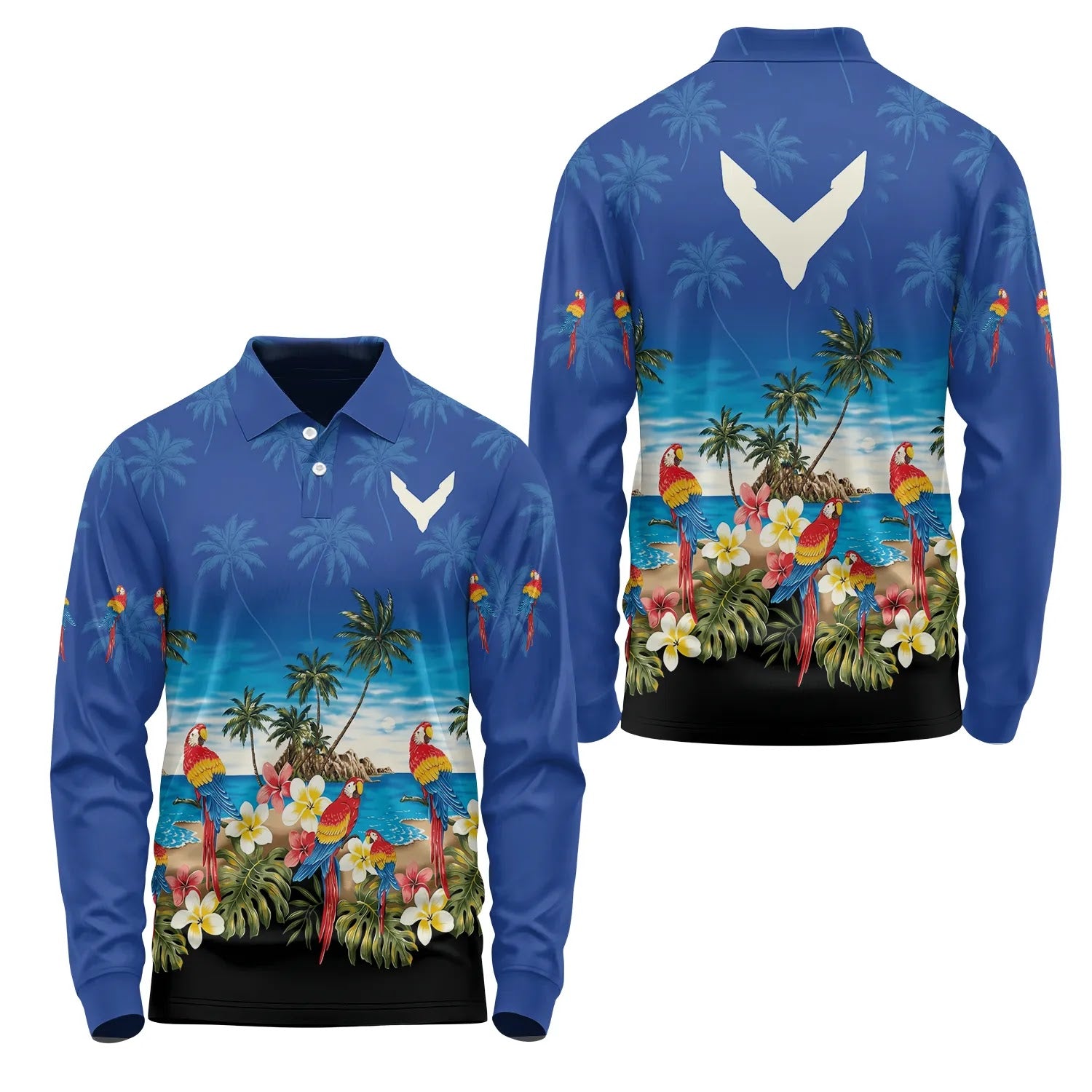 Corvette Long Sleeve Polo SHW005