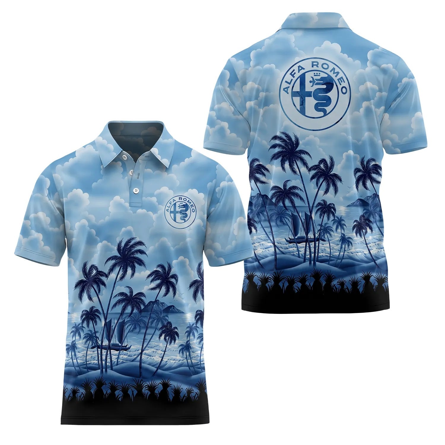 Alfa Romeo Short Sleeve Polo SHW018