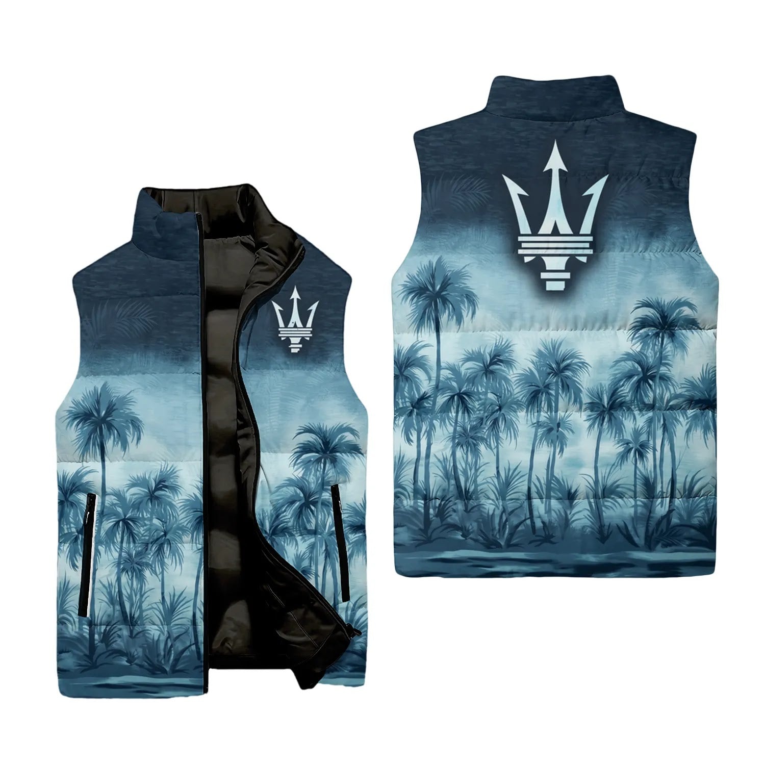 Maserati Sleeveless Puffer Jacket SHW021