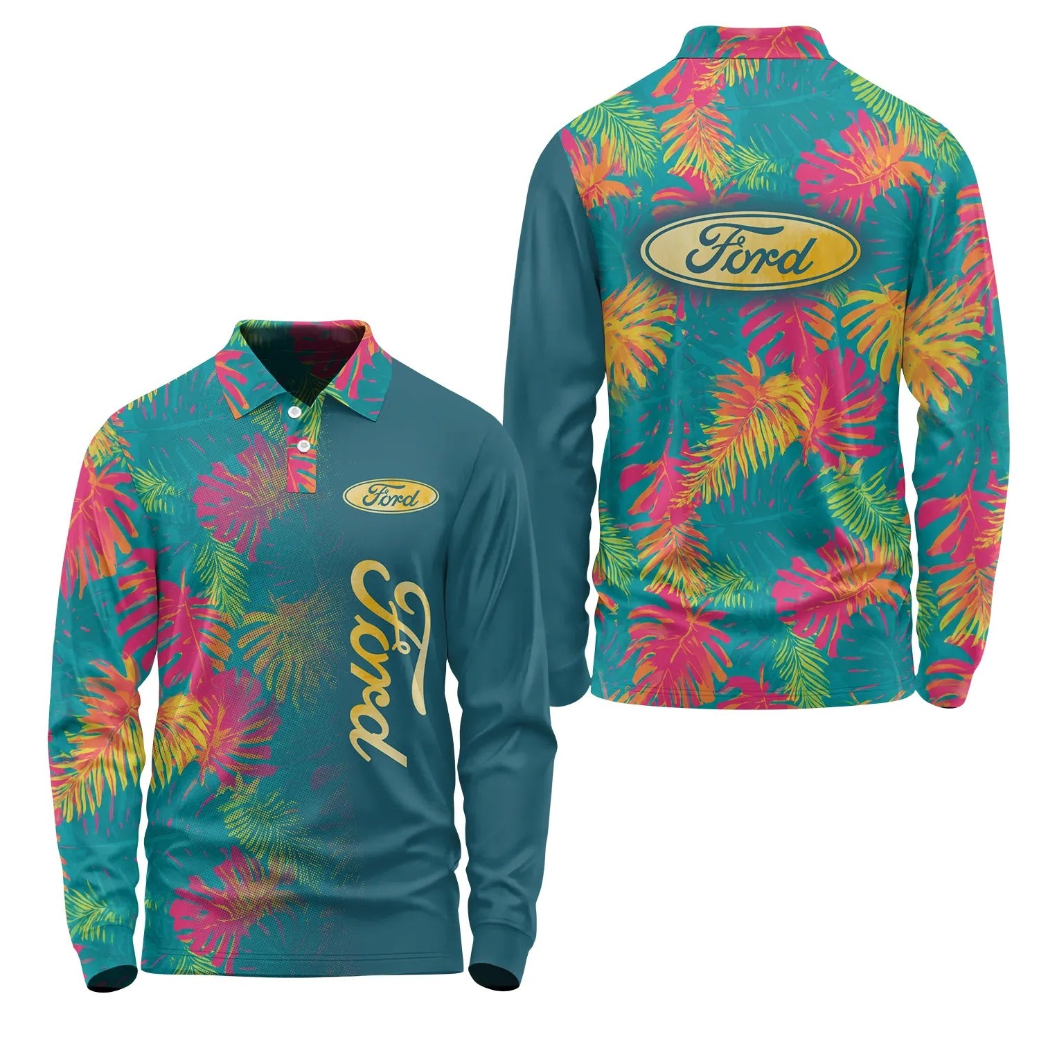 Ford Long Sleeve Polo SHW059