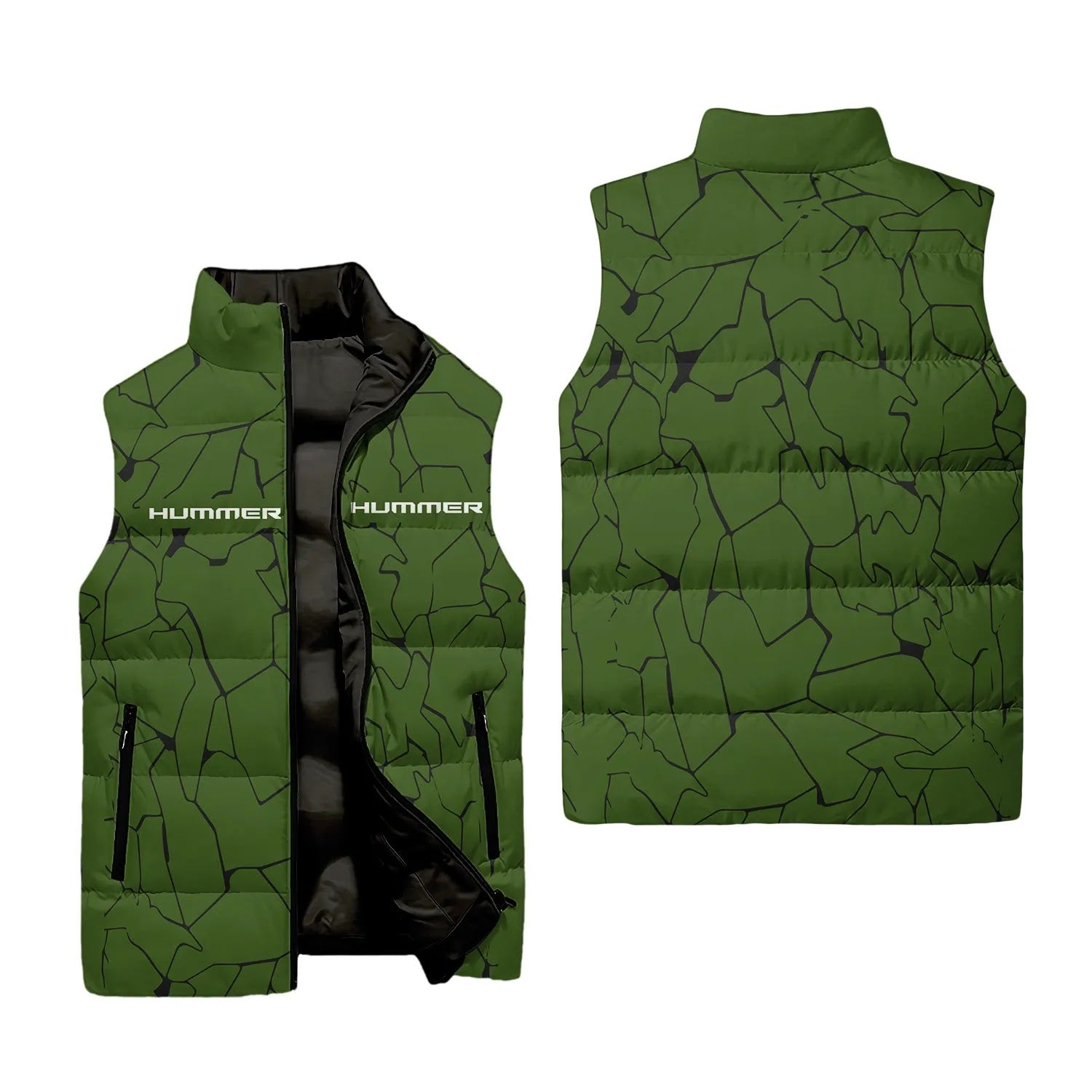 Hummer Sleeveless Puffer Jacket SC103