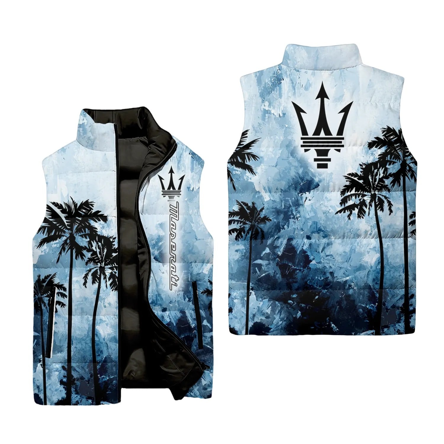 Maserati Sleeveless Puffer Jacket SHW034