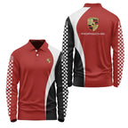Porsche Long Sleeve Polo SC073