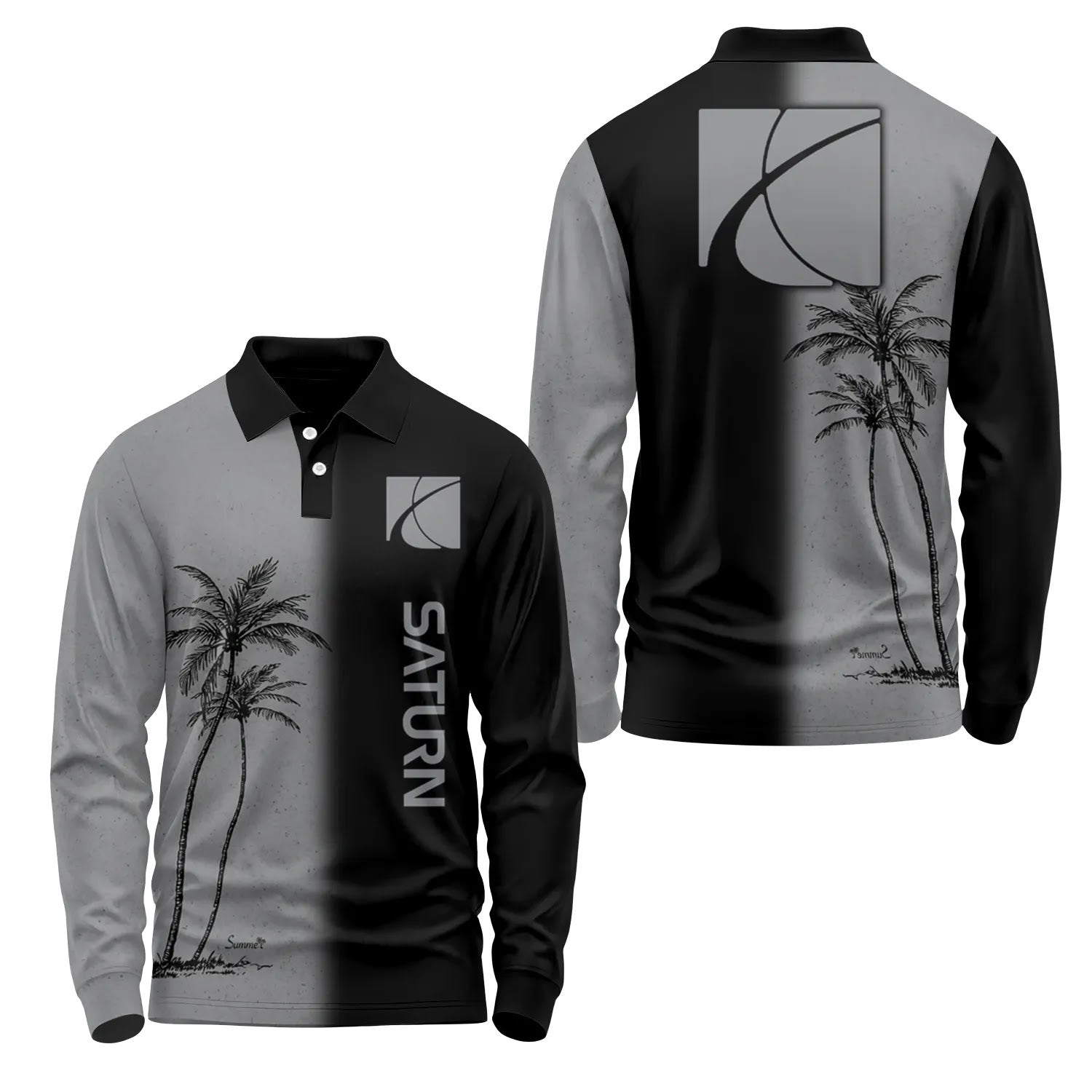 Saturn Long Sleeve Polo SHW037