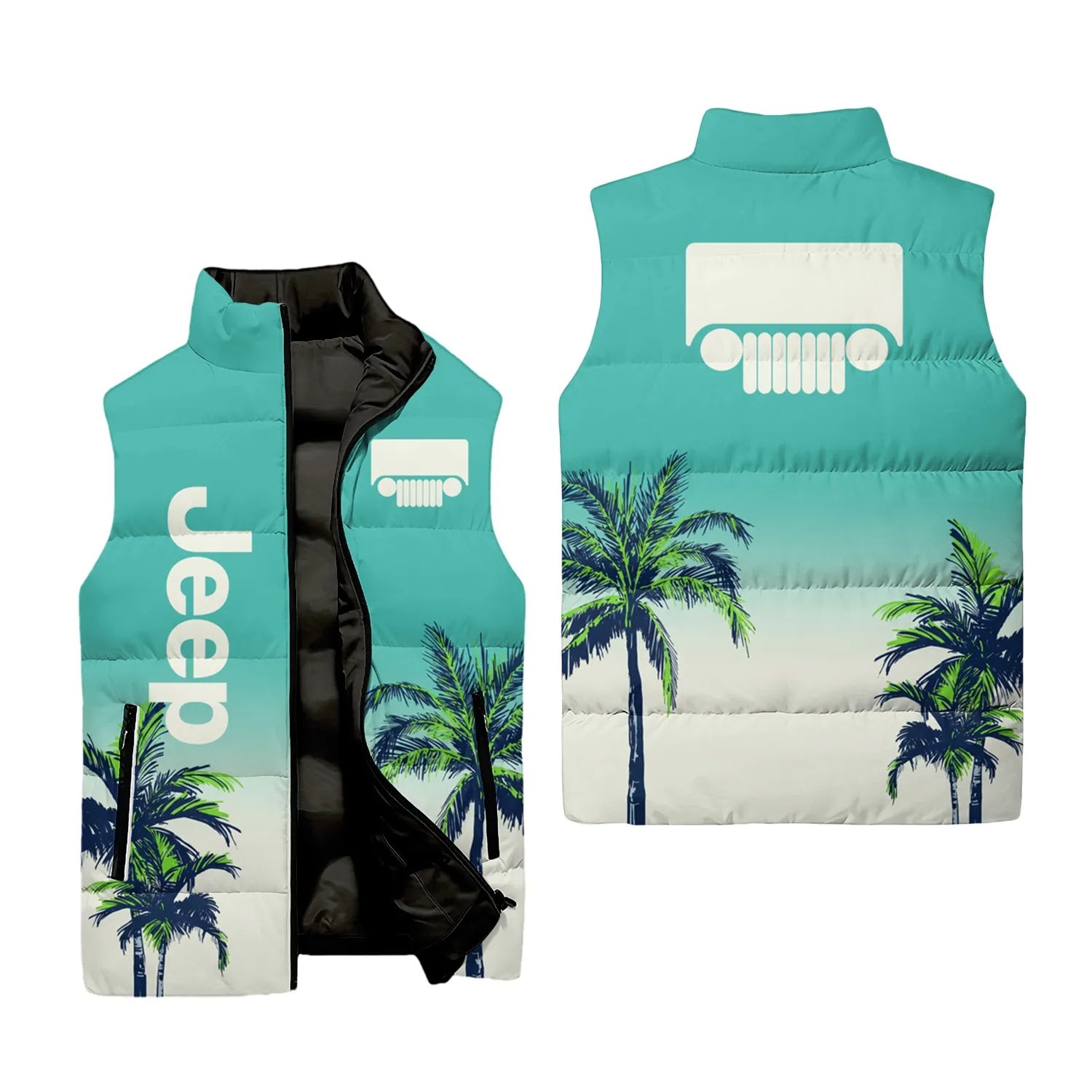 Jeep Sleeveless Puffer Jacket SHW020